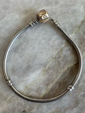 Pandora Memories Two-Tone 14k & SS 7.1” Bracelet